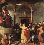 Lorenzo Lotto St Lucy before the Judge oil painting